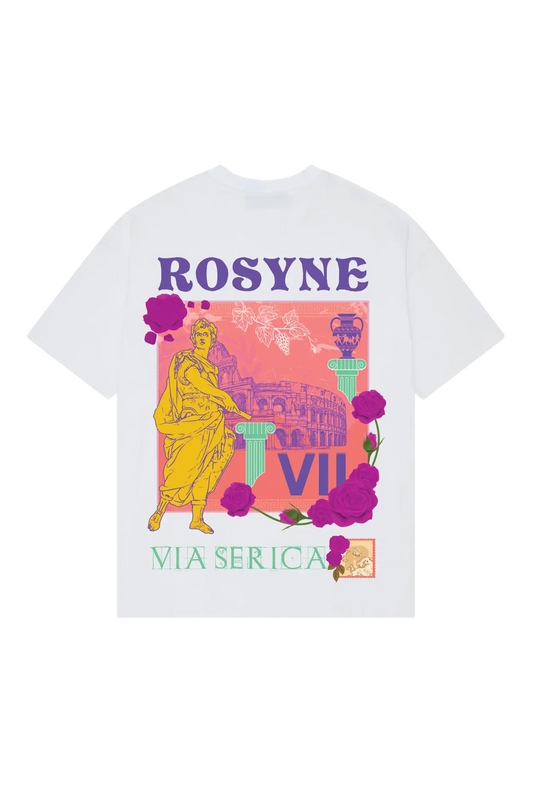 T-shirt Oversize Rome Antique White rosyneclub