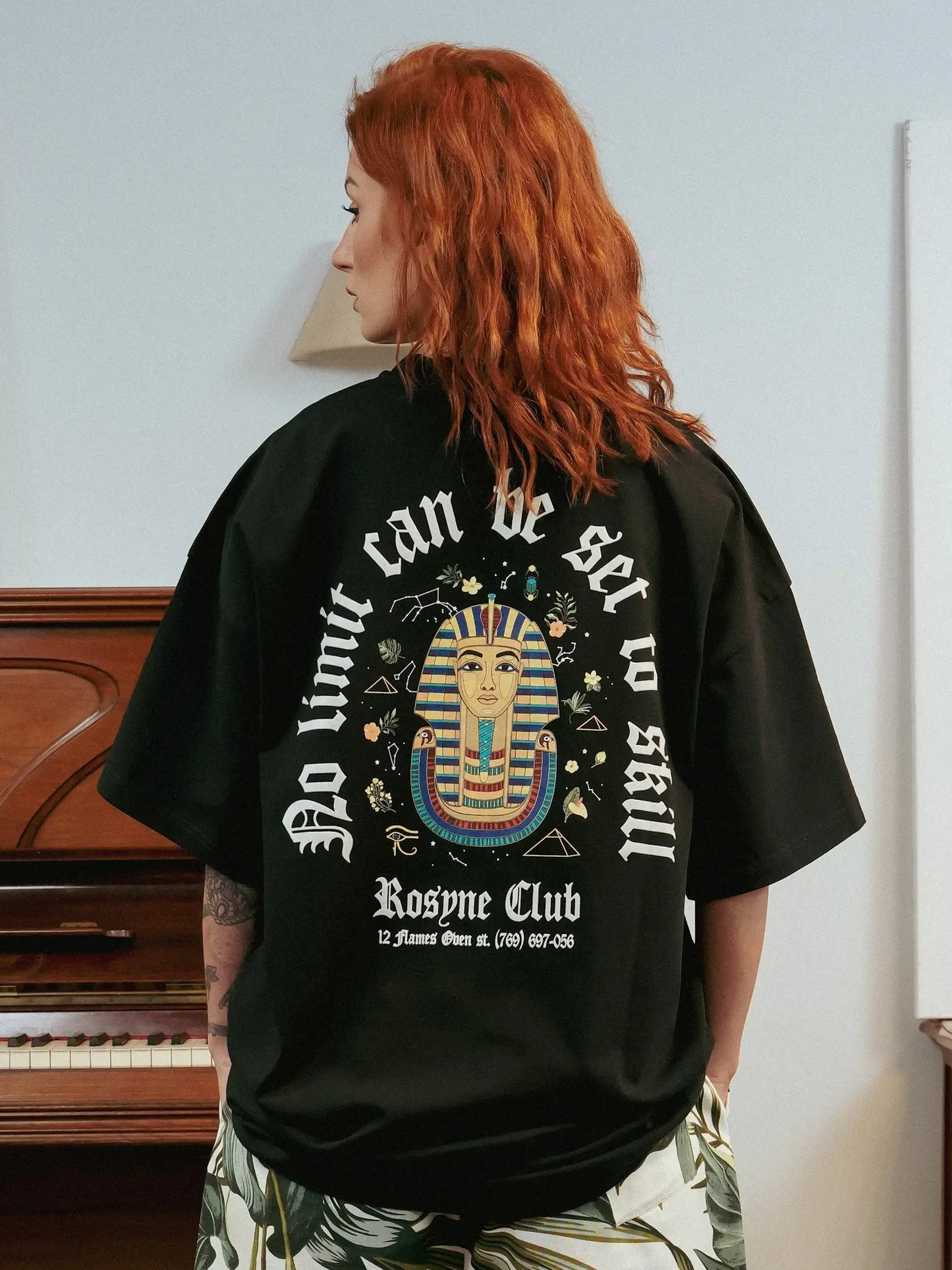 T-shirt Pharaon Black - Rosyne Club