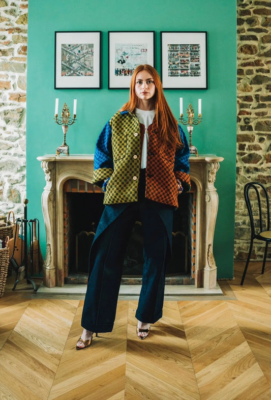 Veste Asian Kanvô Damier Color rosyneclub