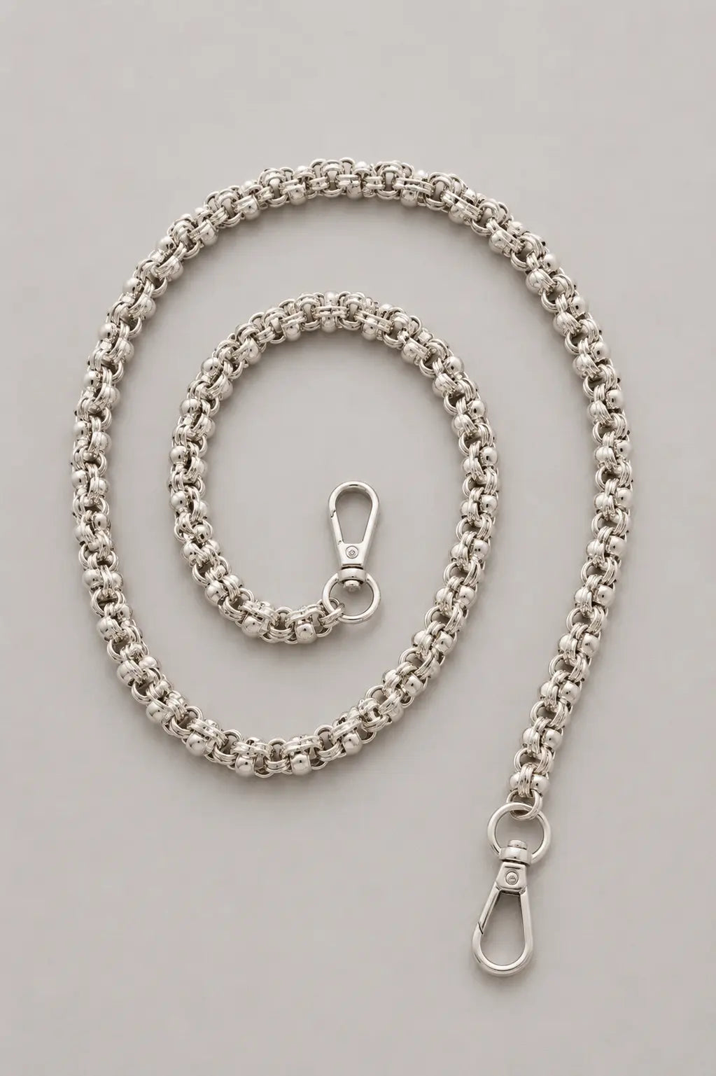 Beaded Silver Pants Chain