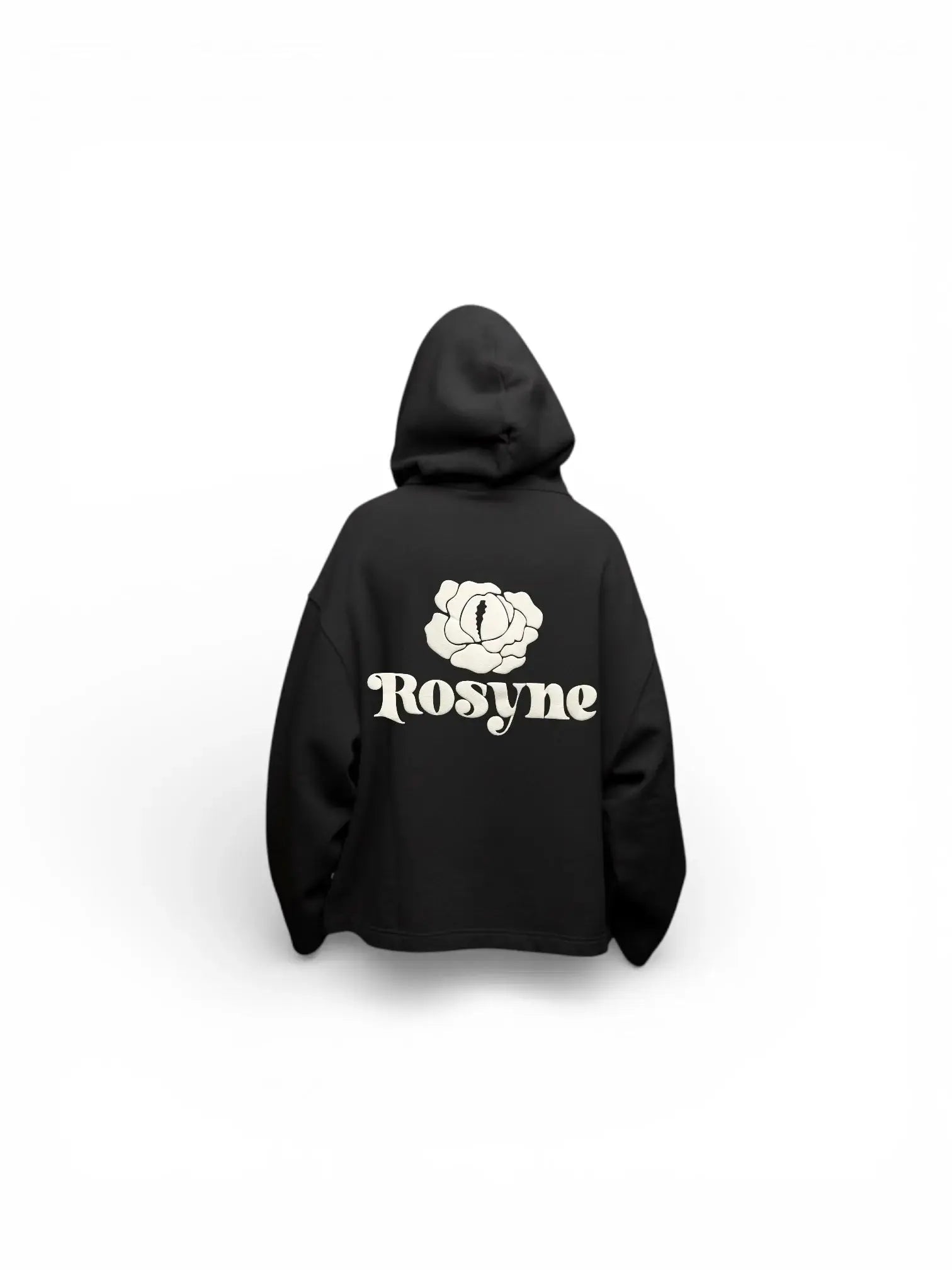 Black Hoodie Boxy Club rosyneclub