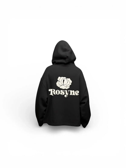 Black Hoodie Boxy Club rosyneclub