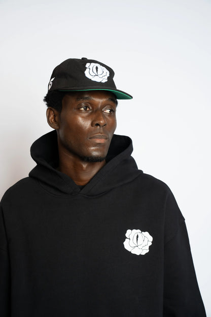 Black Hoodie Boxy Club rosyneclub