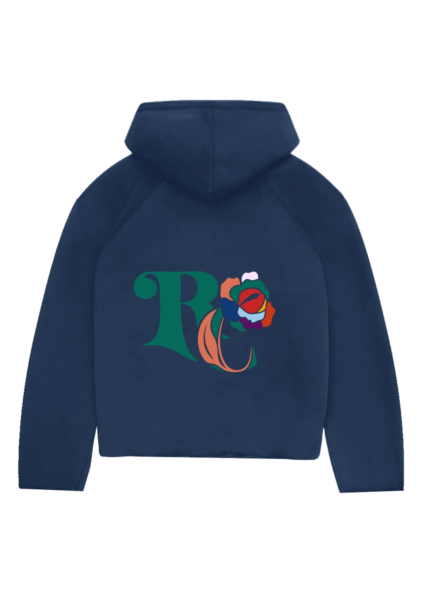 Blue Hoodie Boxy Club rosyneclub