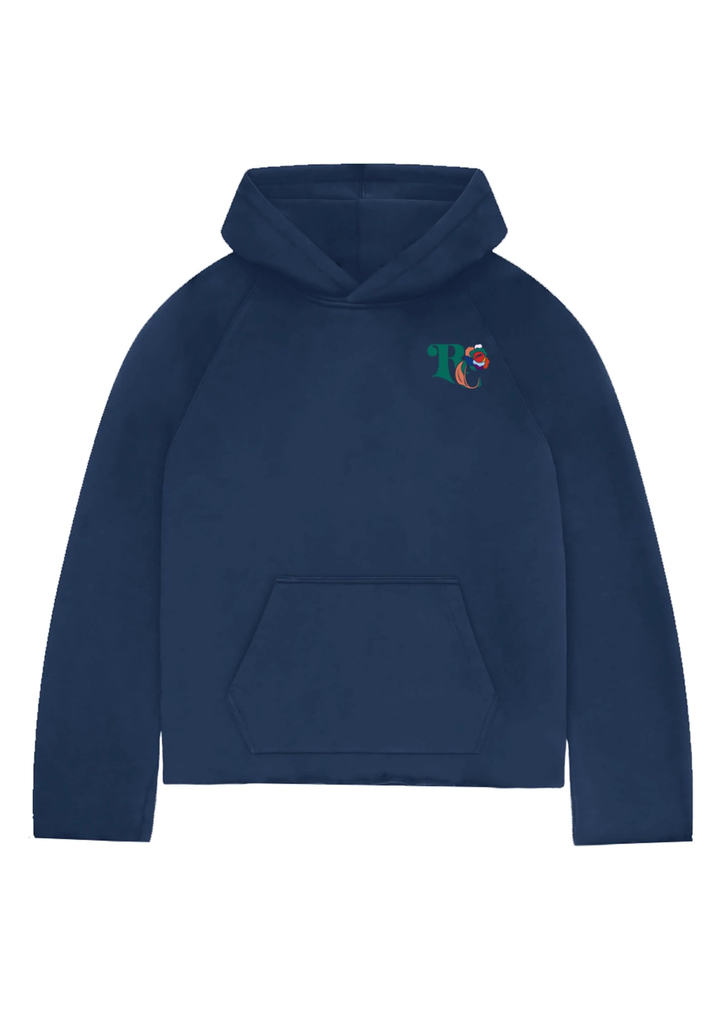 Blue Hoodie Boxy Club rosyneclub