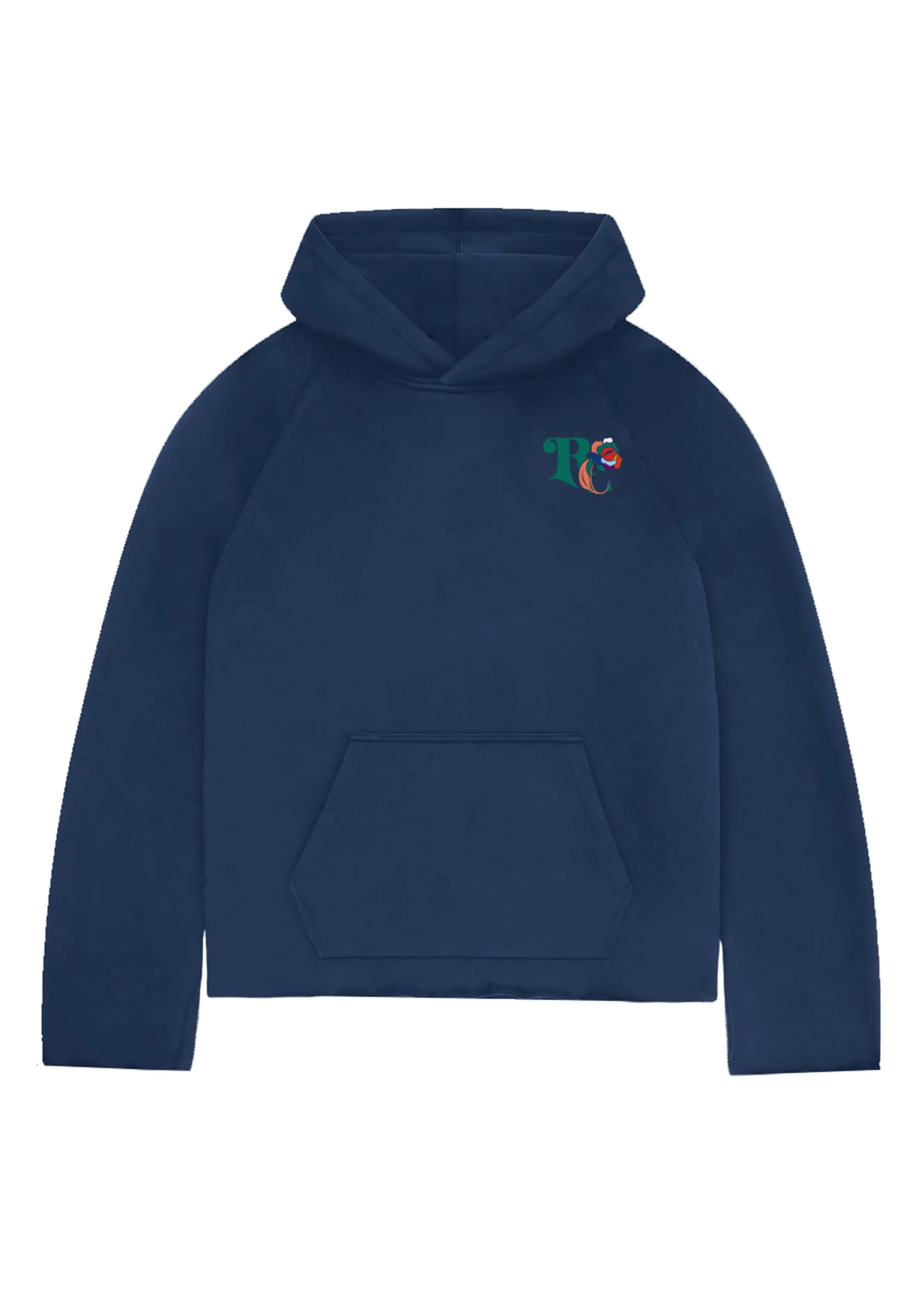 Blue Hoodie Boxy Club rosyneclub