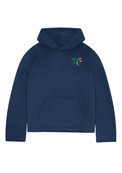 Blue Hoodie Boxy Club rosyneclub