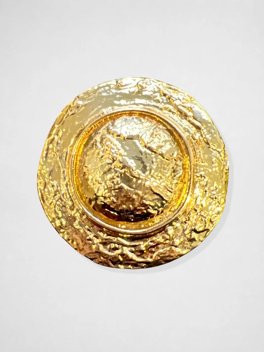 Broche Gold Button rosyneclub