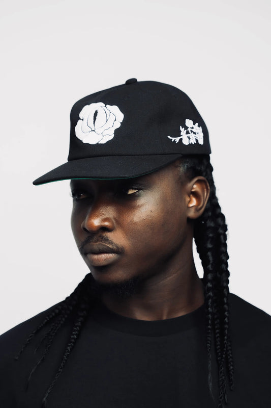 Casquette Blossom Black Rosyne