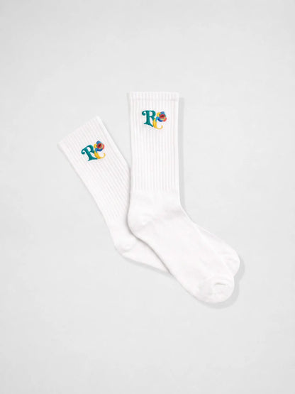 Weiße Rosyne RC Socken
