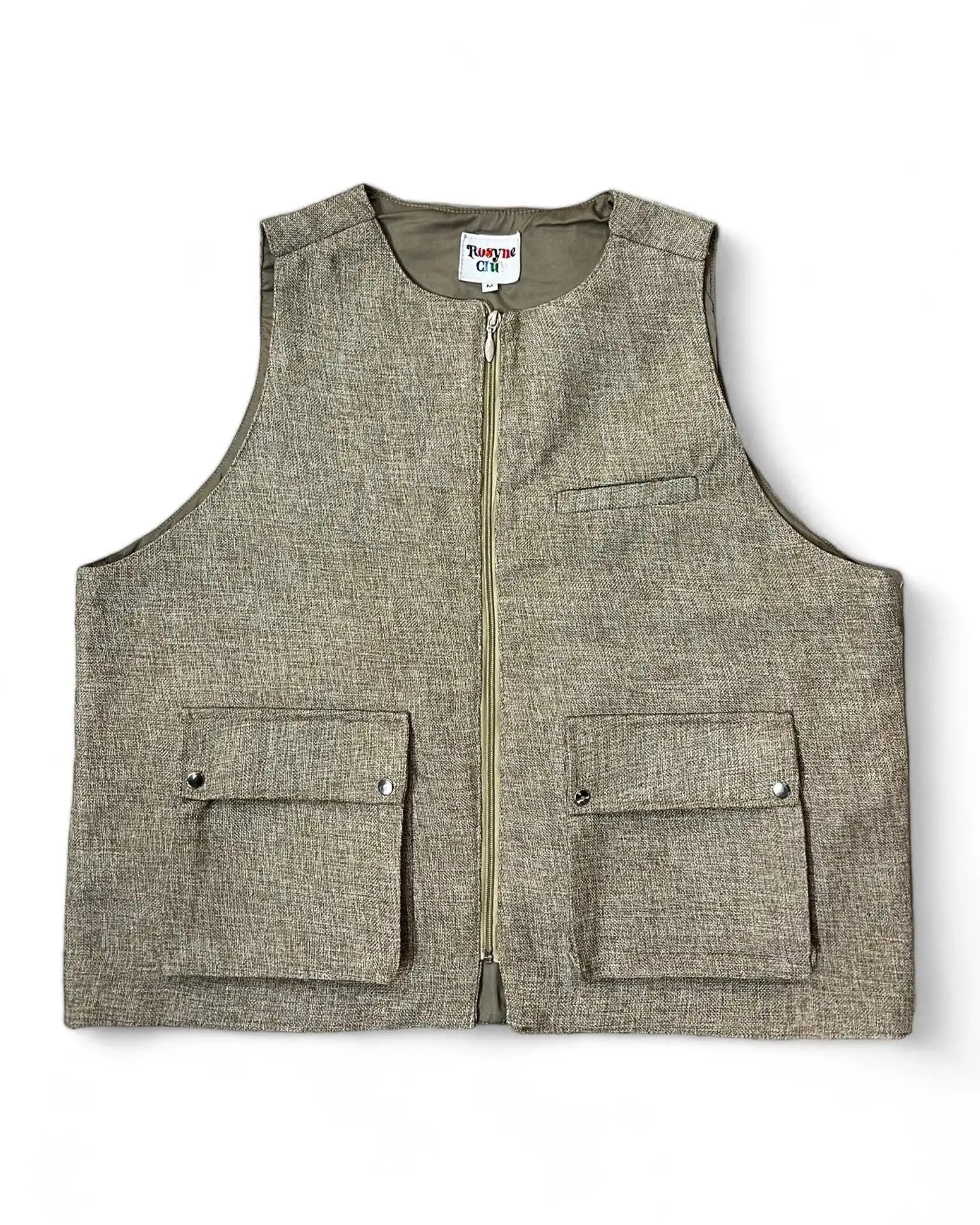 Gilet Beige Toile rosyneclub