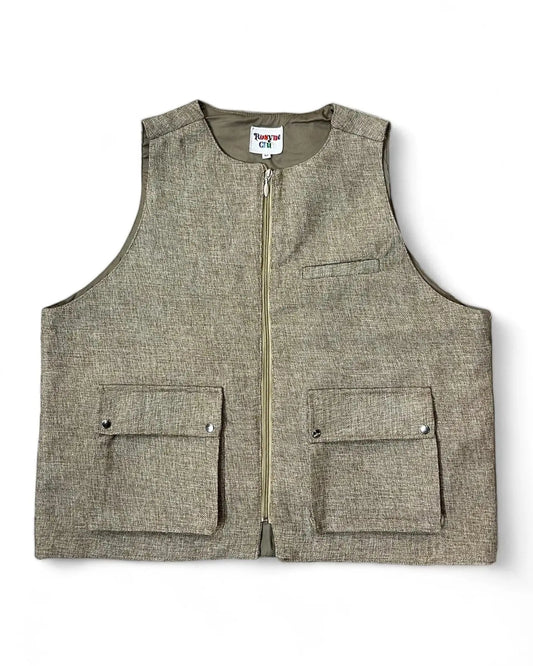 Gilet Beige Toile rosyneclub
