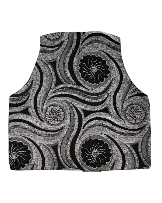 Gilet Black & Grey Tissé rosyneclub