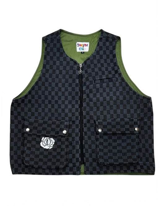 Gilet Kanvô Damier Noir rosyneclub