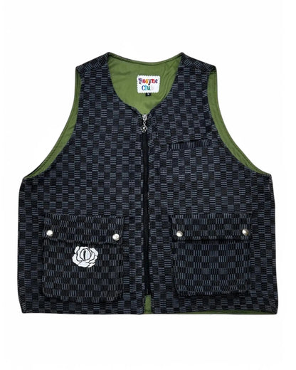 Gilet Kanvô Damier Noir rosyneclub