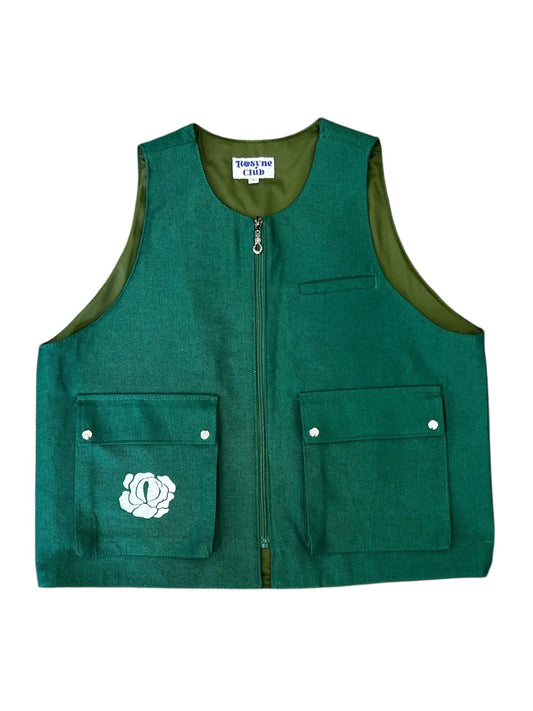 Gilet Rosyne Denim Grey rosyneclub