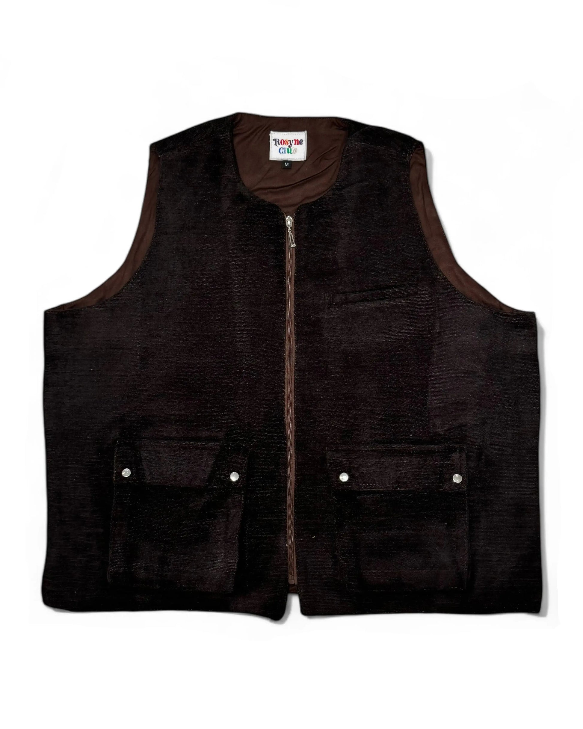 Gilet Velvet Brown rosyneclub
