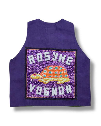 Gilet Vognon x Rosyne Purple rosyneclub