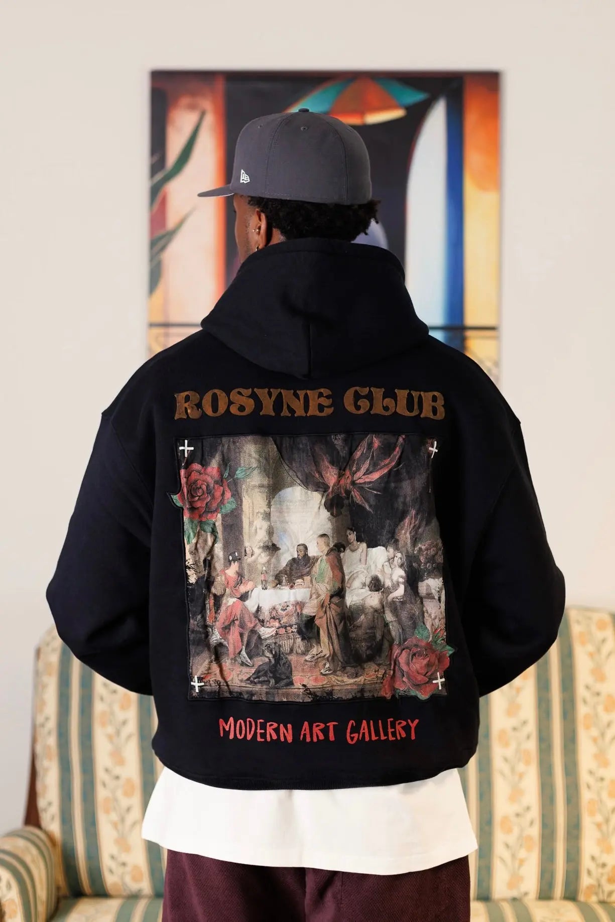 Hoodie Banquet Black - Rosyne Club