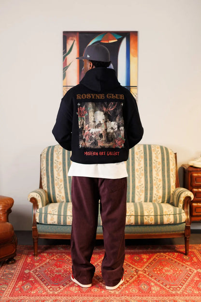 Hoodie Banquet Black - Rosyne Club