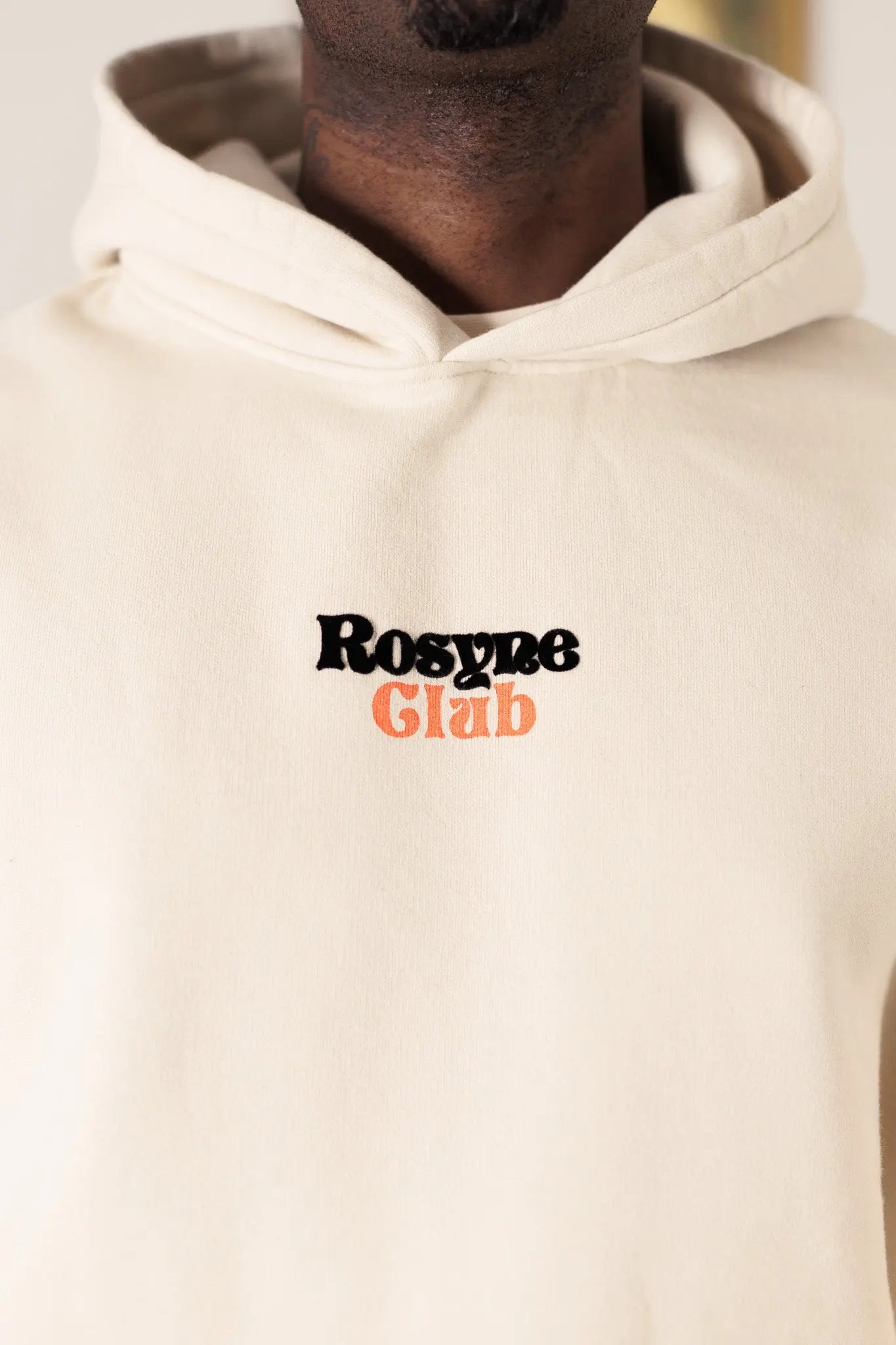 Hoodie Black Picasso Beige - Rosyne Club