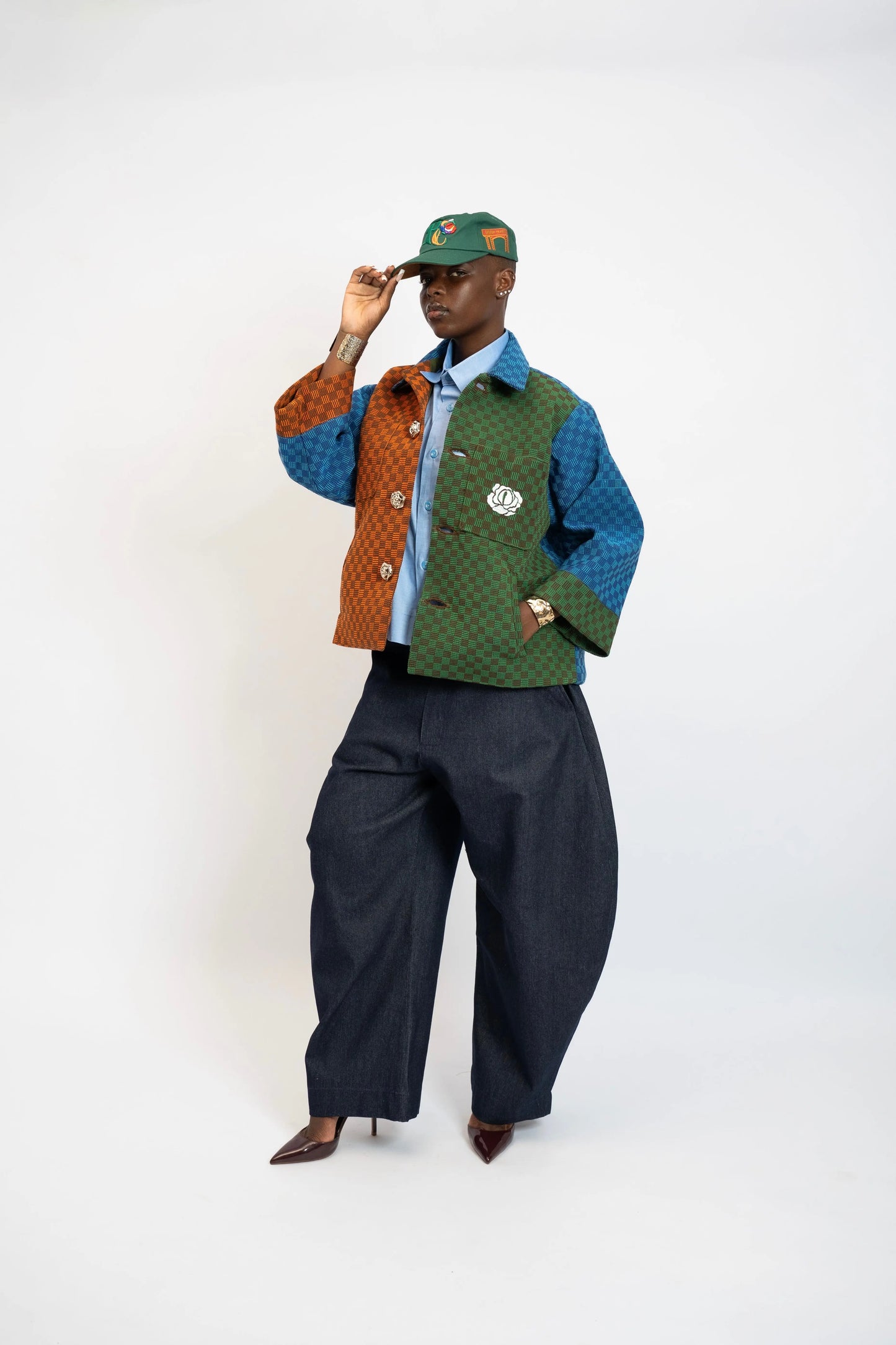 Jacket Asian Kanvô Damier Color