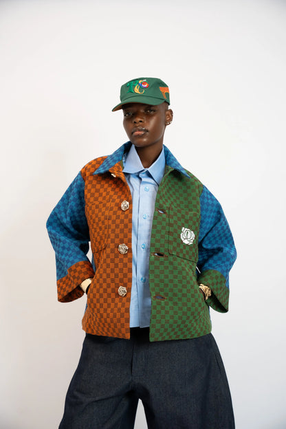 Jacket Asian Kanvô Damier Color