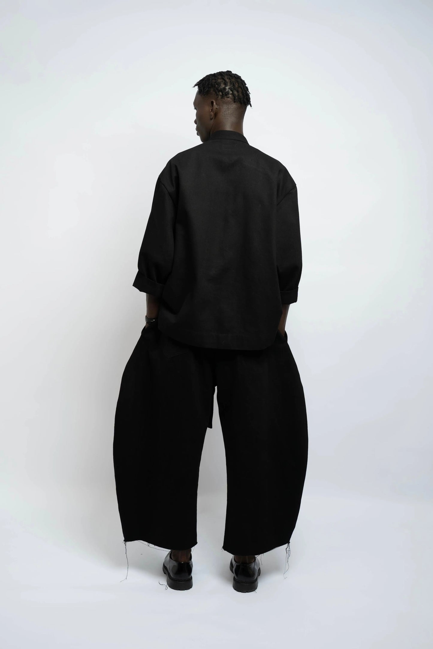 Jacke China Denim Schwarz/Schwarz