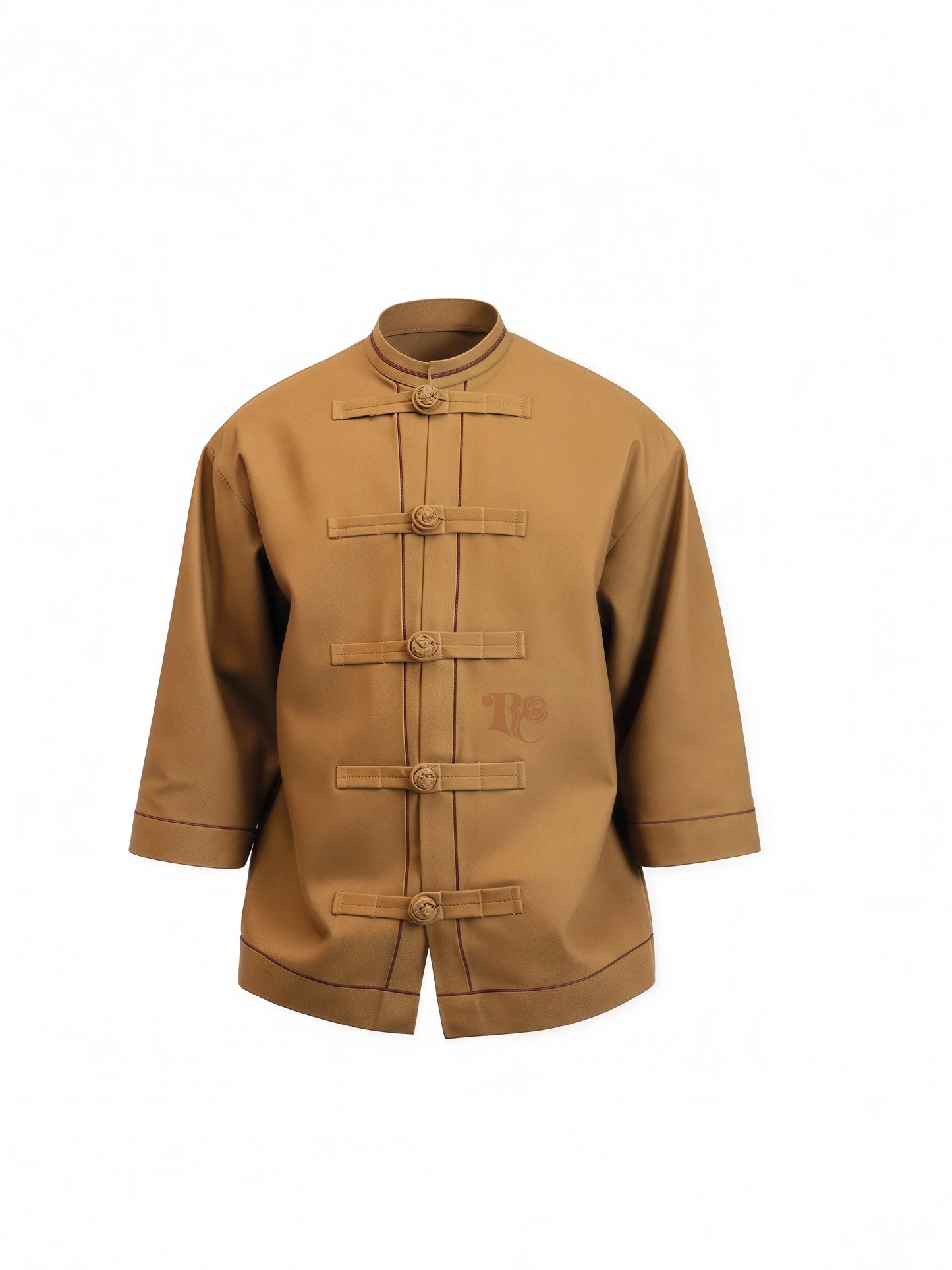 Jacket China Rosyne Denim Brown