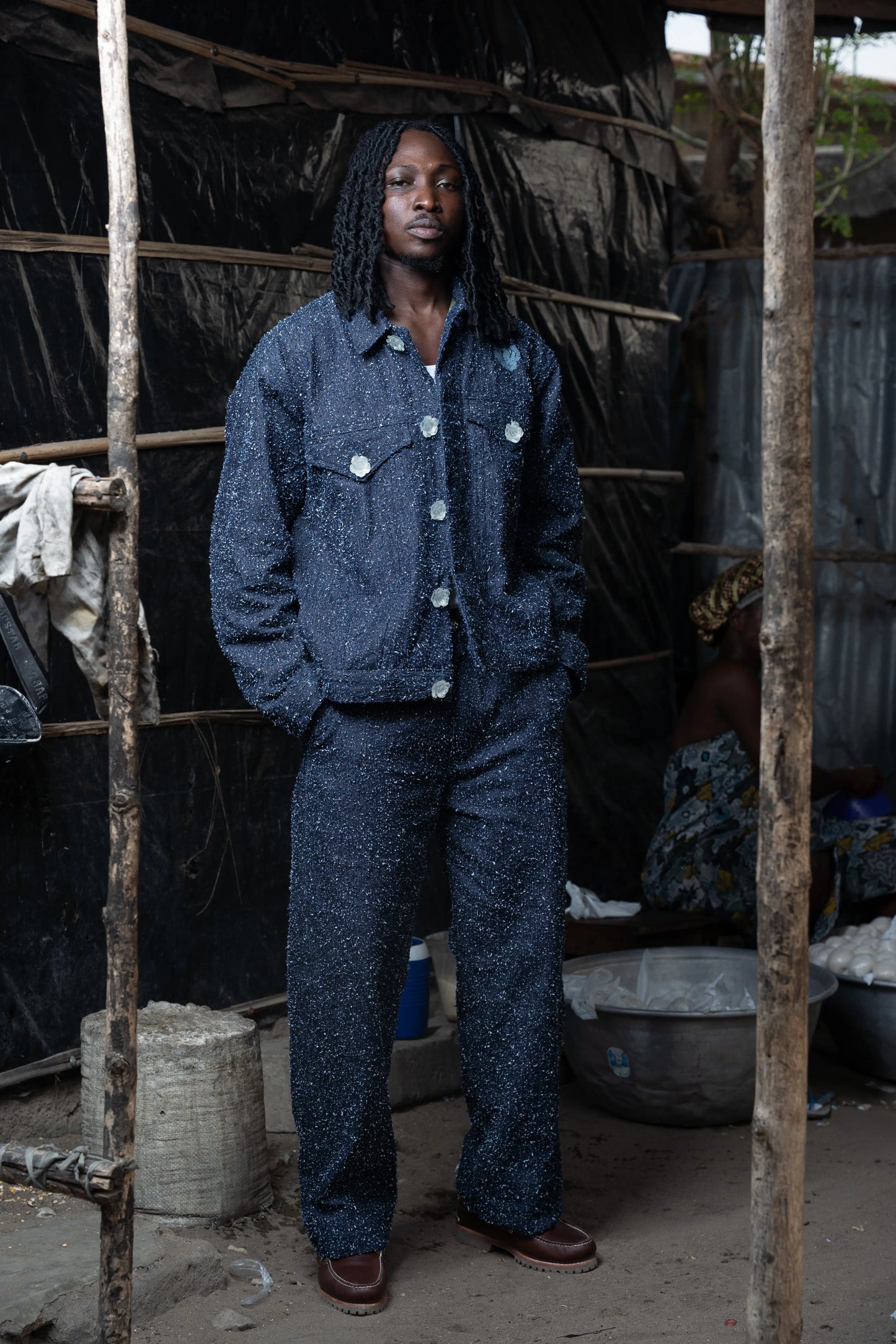 Jacket Jean Destroy Blue rosyneclub