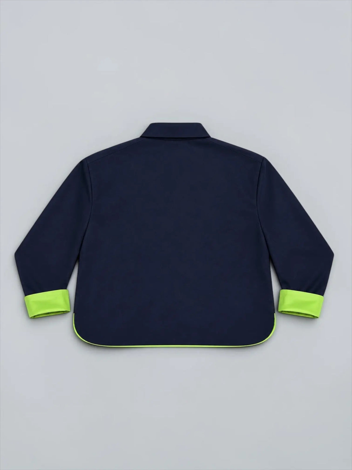 Jacket Structure Navy Blue rosyneclub