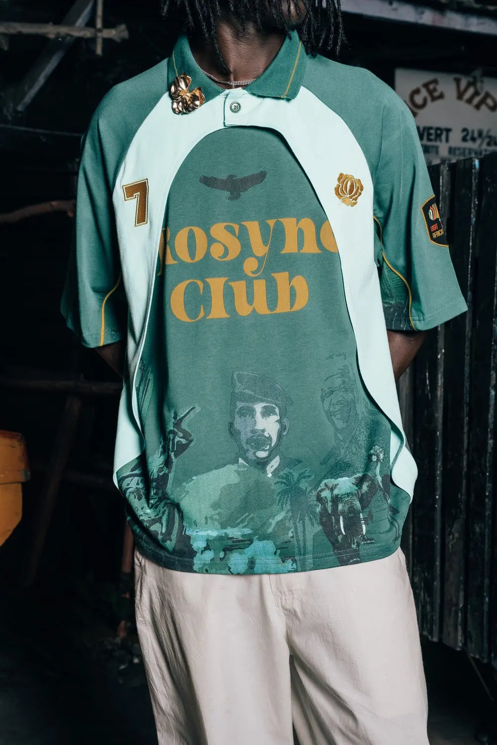 Jersey AFÉFÉ Alkebulan Green rosyneclub