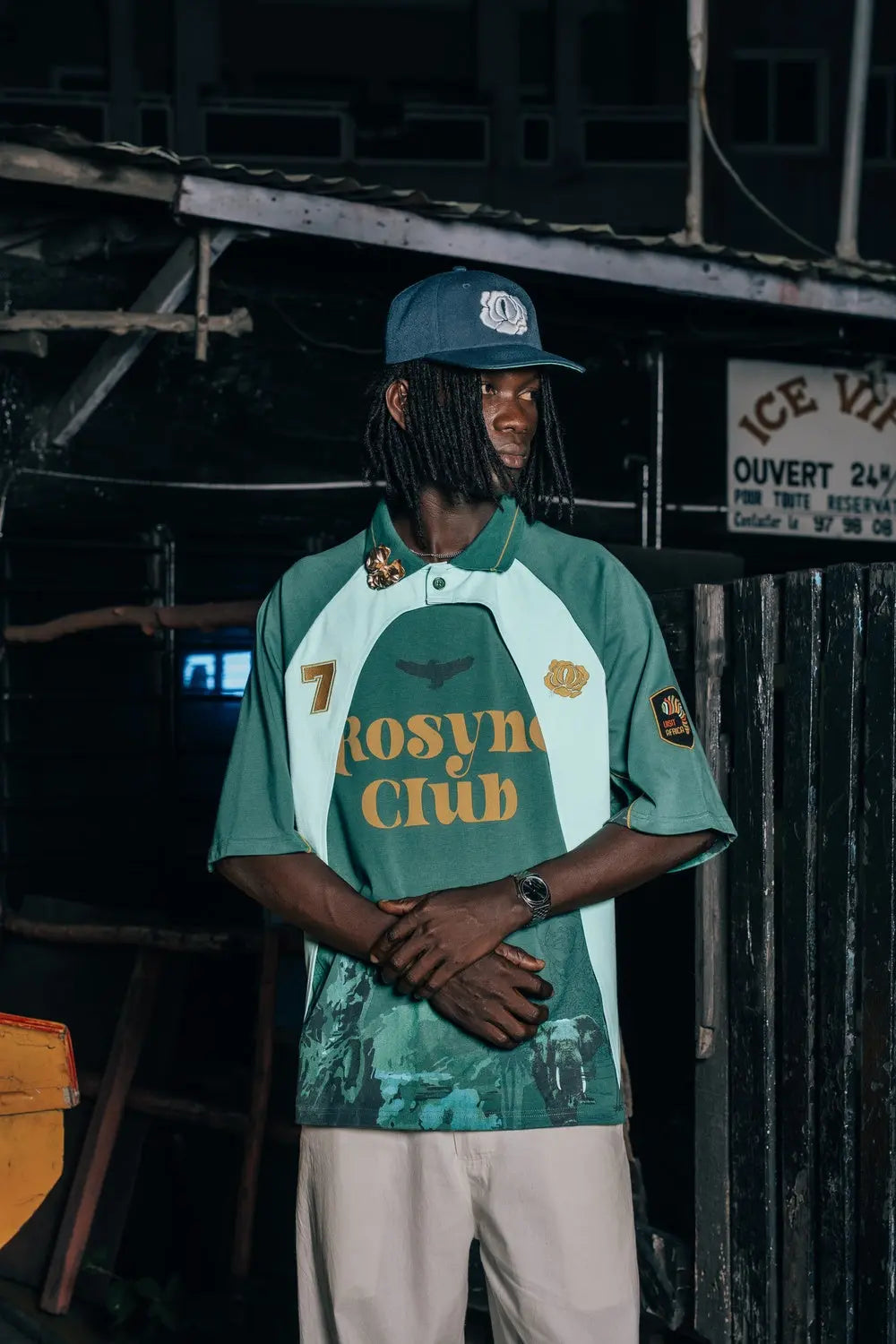 Jersey AFÉFÉ Alkebulan Green rosyneclub