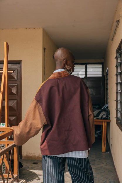 Kimono Patchwork Denim & Kanvo rosyneclub