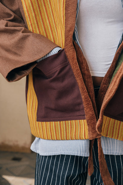 Kimono Patchwork Denim & Kanvo rosyneclub