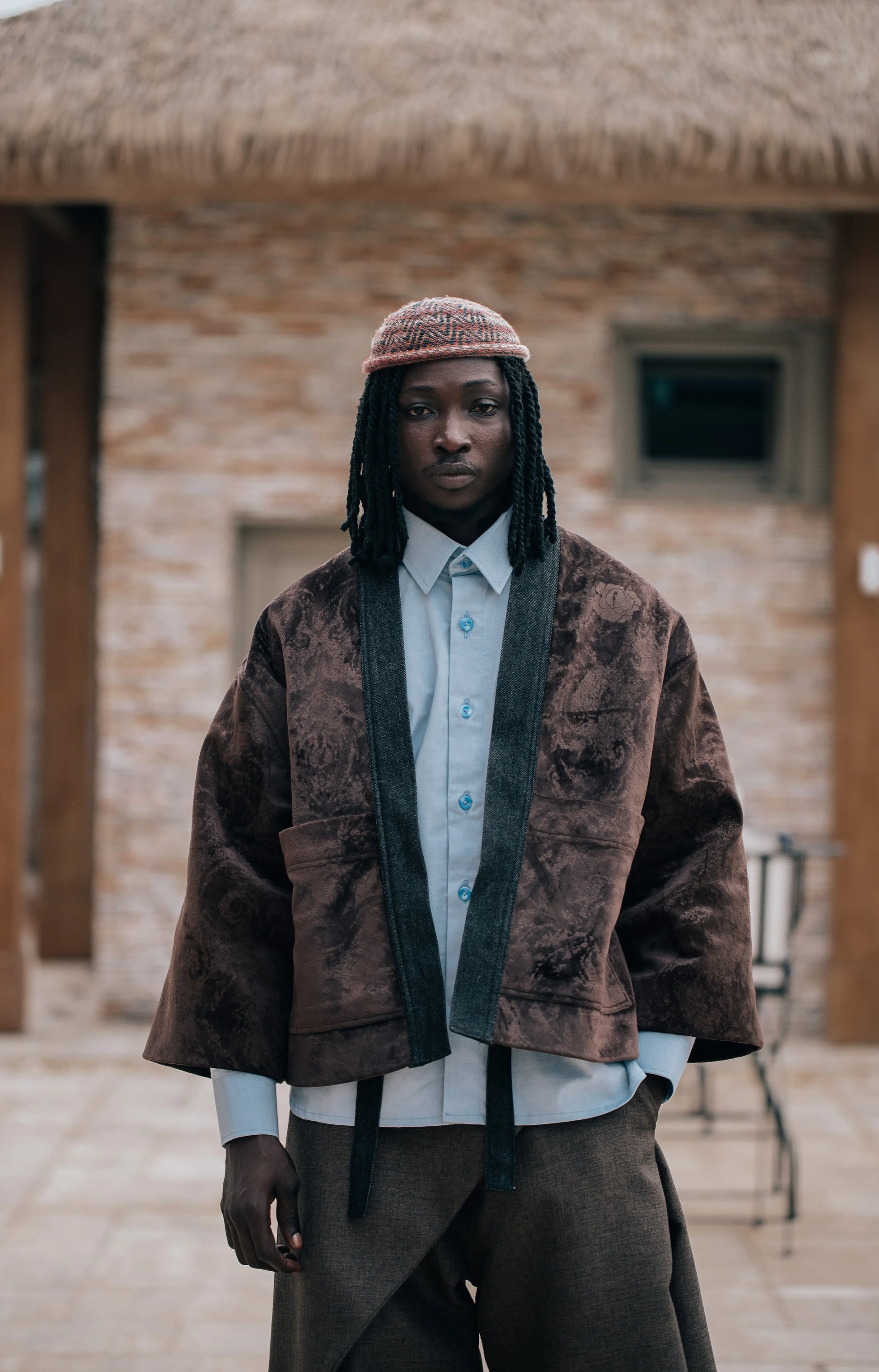 Kimono Pesley Brown Dark rosyneclub