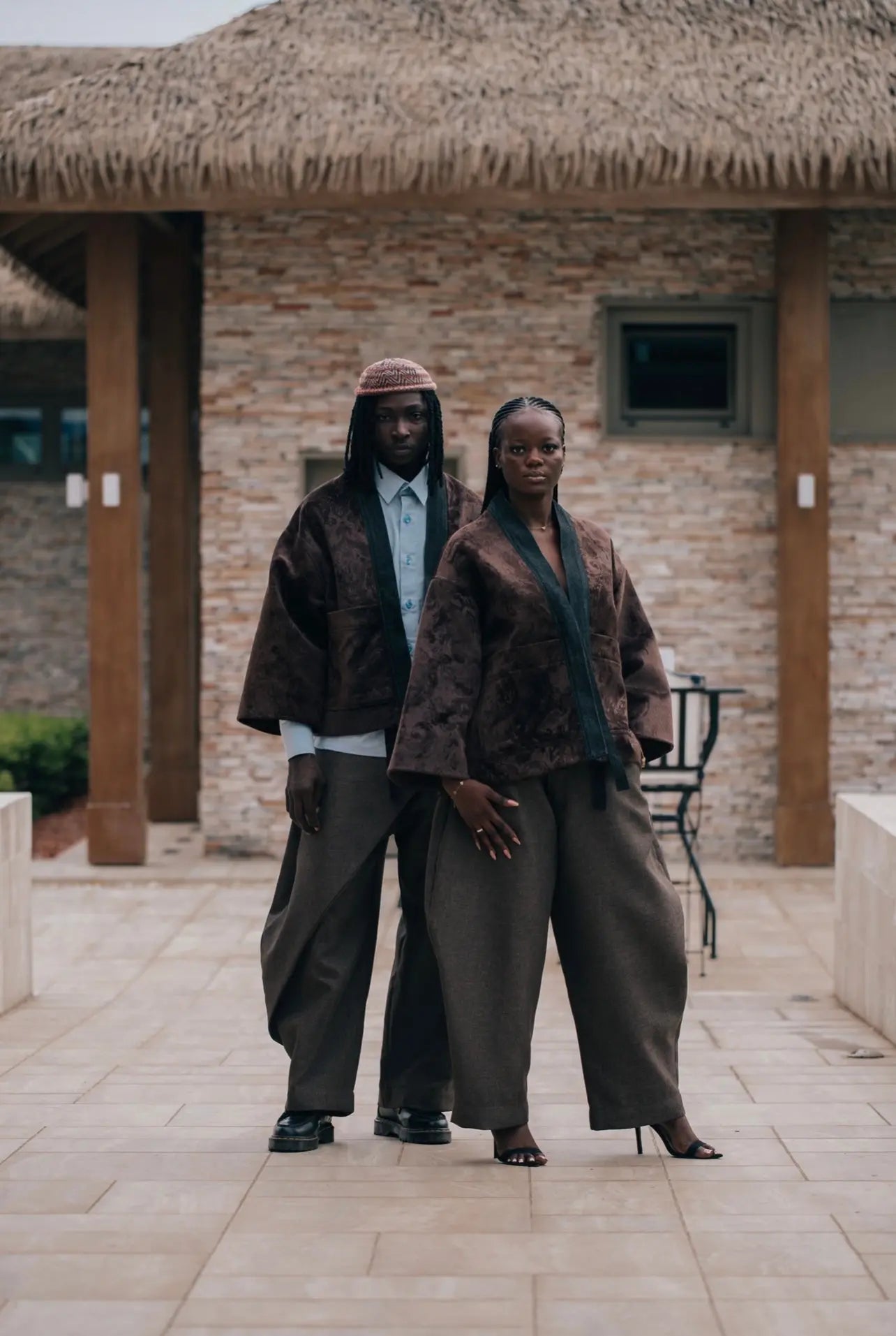 Kimono Pesley Brown Dark rosyneclub