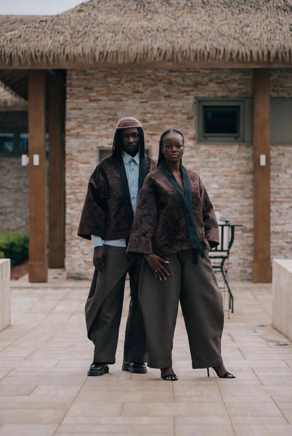 Kimono Pesley Brown Dark rosyneclub