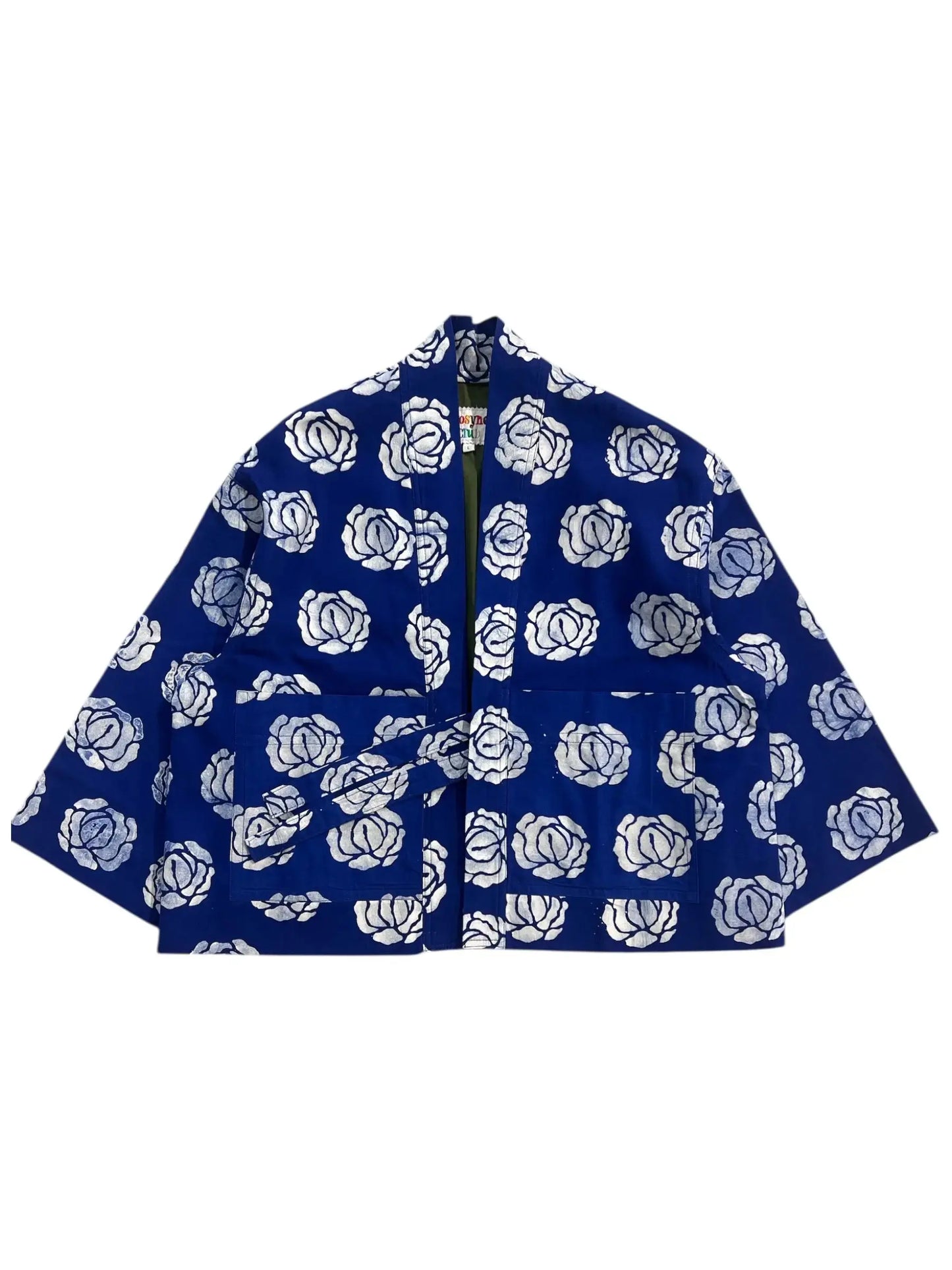 Kimono Rosyne Logo All Over Blue rosyneclub