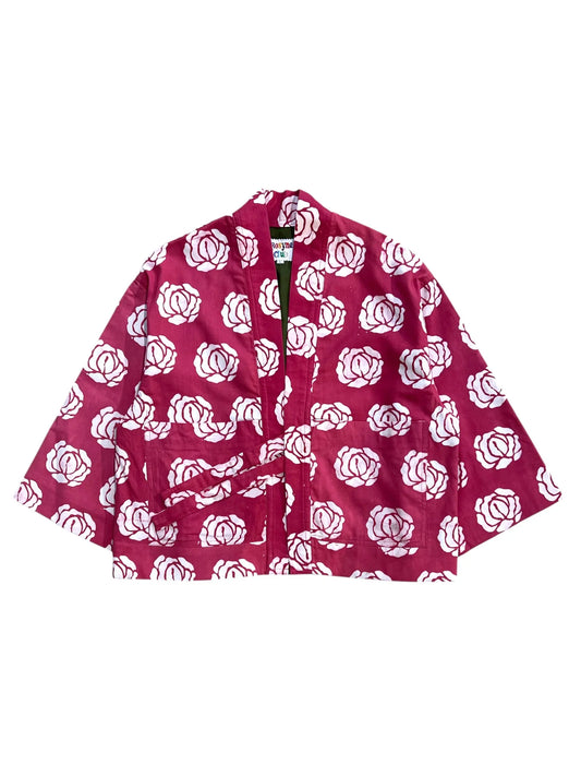 Kimono Rosyne Logo All Over Pink rosyneclub