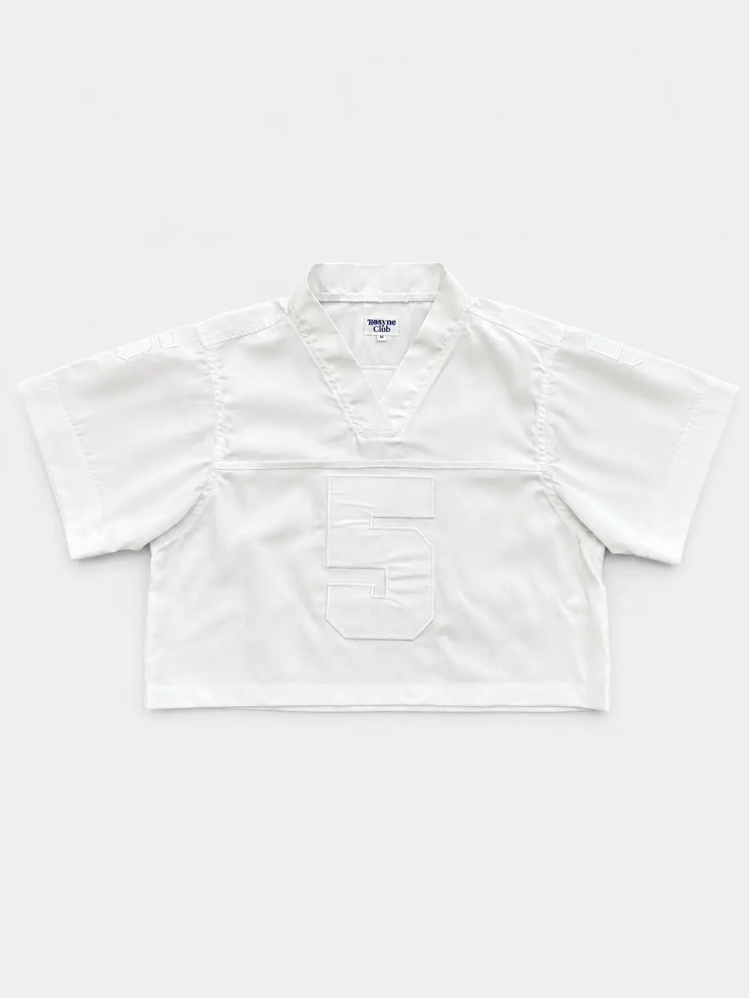 Maillot US Football Crop Rosyne 5 White/White