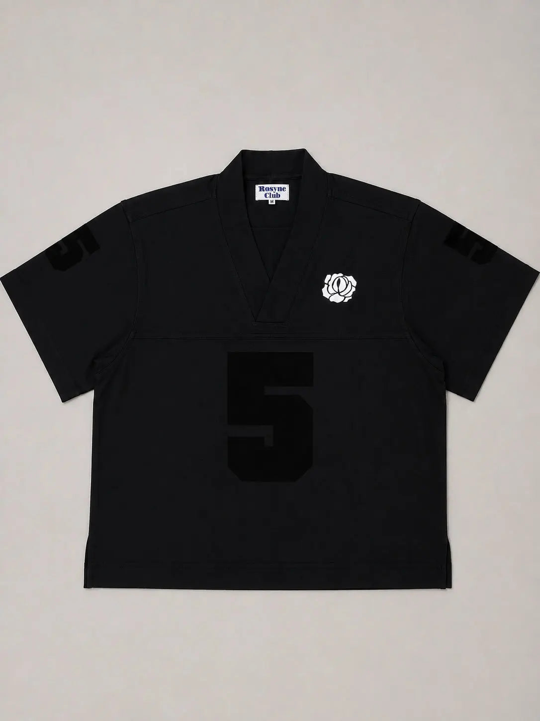 Rosyne 5 Denim Black Black American Football Jersey