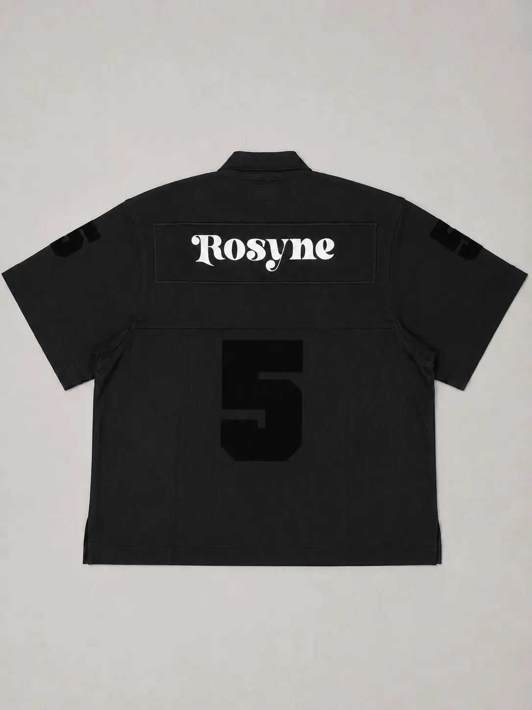 Rosyne 5 Denim Black Black American Football Jersey