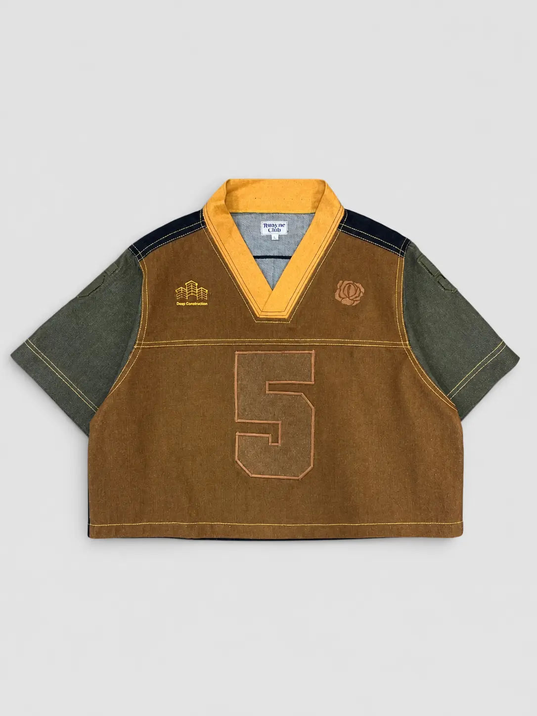 Maillot US Football Rosyne 5 Denim Patchwork rosyneclub