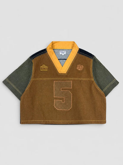 Maillot US Football Rosyne 5 Denim Patchwork rosyneclub