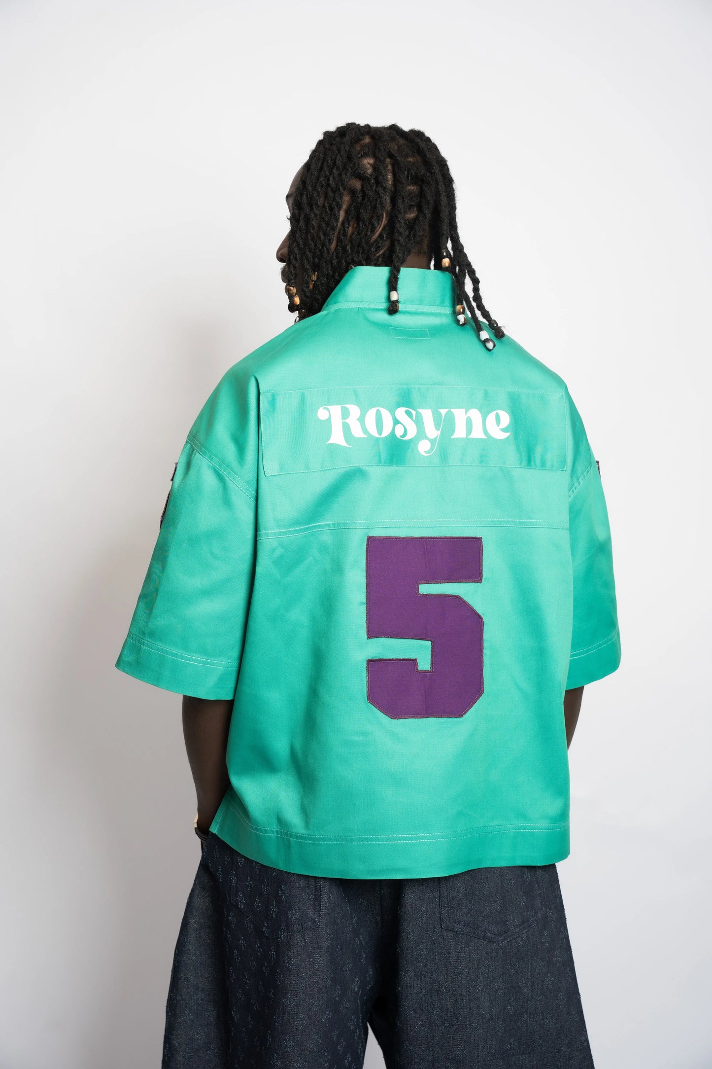 Maillot US Football Rosyne 5 Green rosyneclub