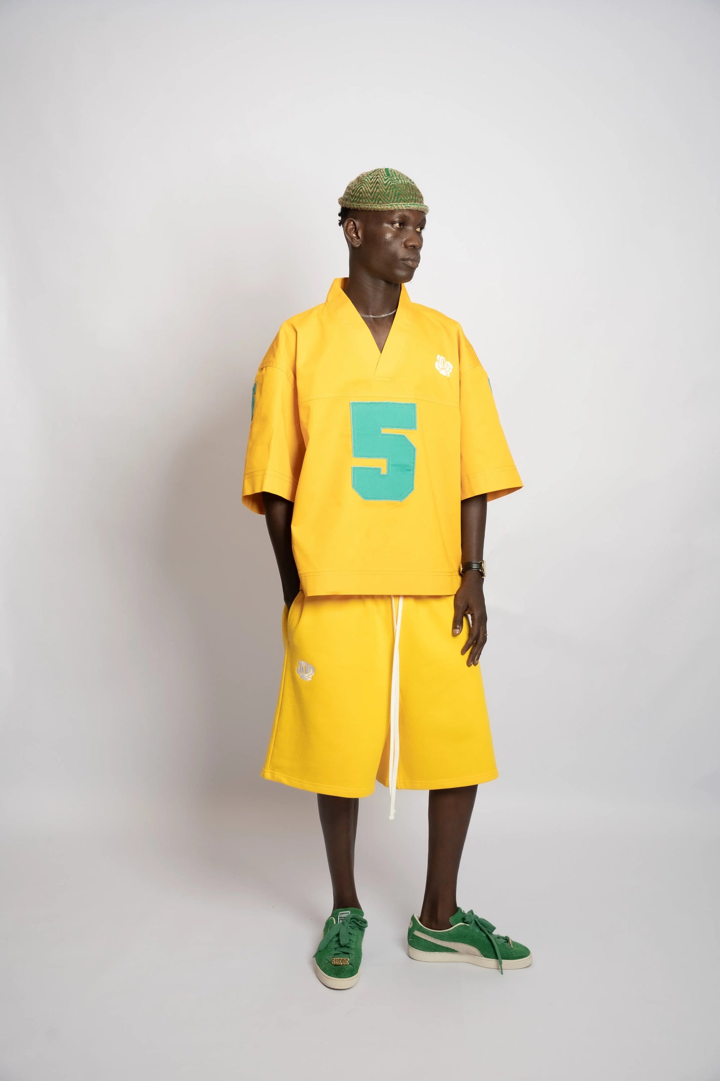 Maillot US Football  Rosyne 5 Yellow rosyneclub