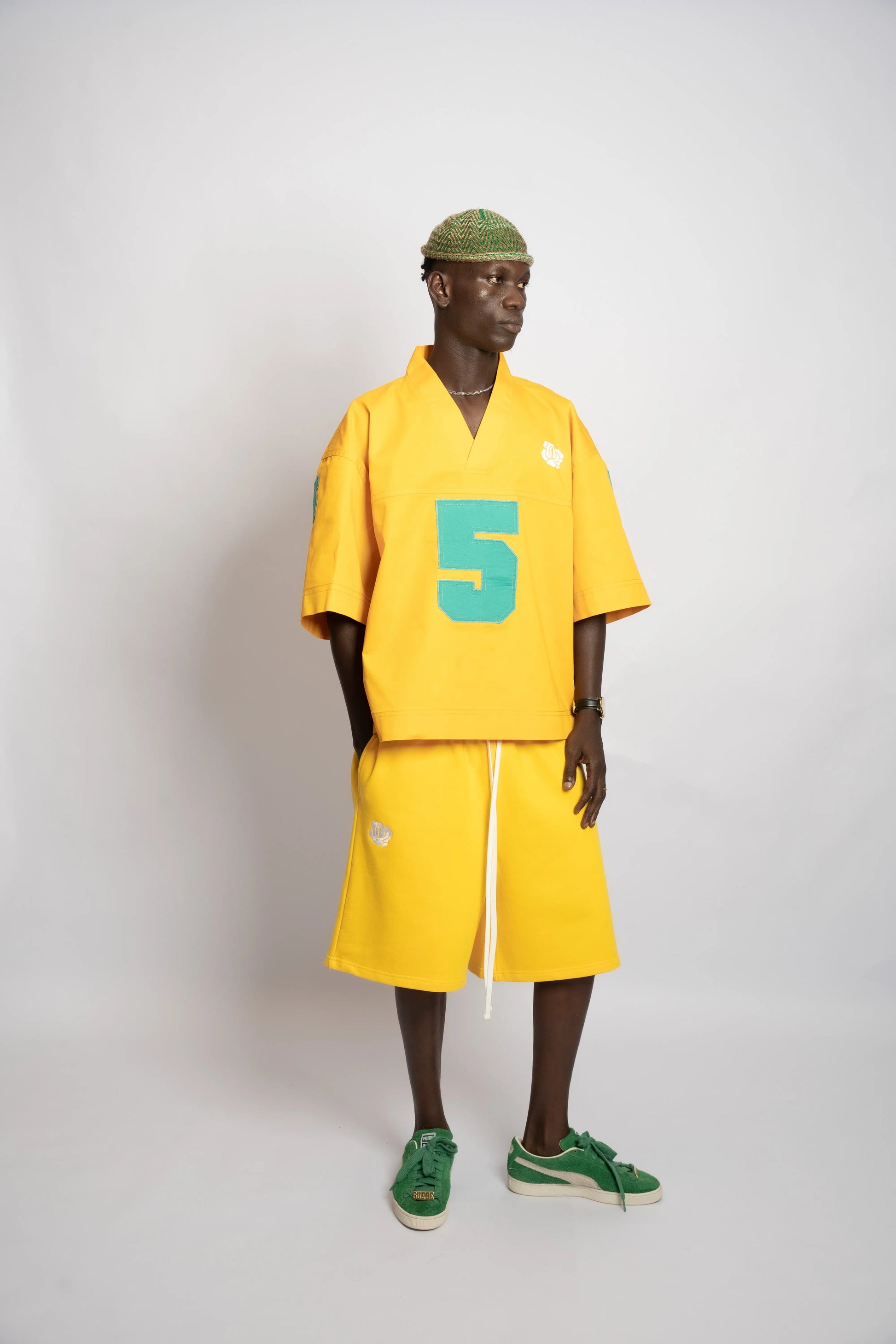 Maillot US Football  Rosyne 5 Yellow rosyneclub