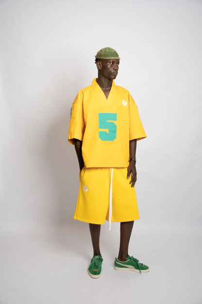 Maillot US Football  Rosyne 5 Yellow rosyneclub