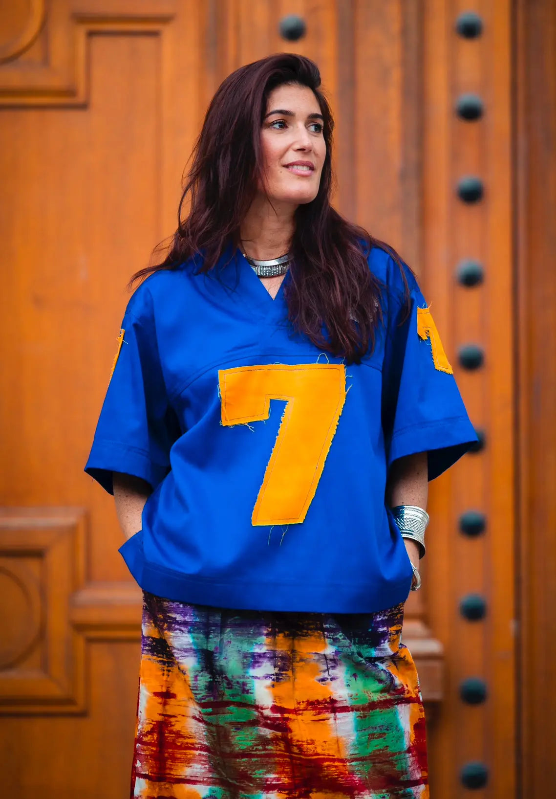 Maillot US Football Rosyne Blue & Yellow rosyneclub